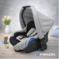 Autosedačka / vajíčko na kočárek FIRKON VESTA 0-13 kg  šedá + šedé pepito