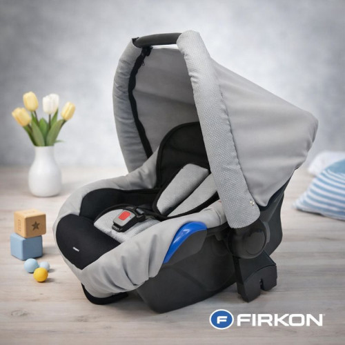 Autosedačka / vajíčko na kočárek FIRKON VESTA 0-13 kg šedá + šedé pepito Autosedačka / vajíčko na kočárek FIRKON VESTA 0-13 kg šedá + šedé pepito