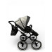 Kočárek FIRKON VESTA SWING RETRO NEW Grafit + světle šedá + bílá koženka (56) Kočárek FIRKON VESTA SWING RETRO NEW Grafit + světle šedá + bílá koženka (56)
