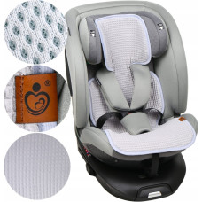 AIR -  vložka proti pocení do autosedačky a kočárku SUPER AIR  VAFLE šedá  BABYM