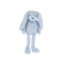 Mini Club zajíček BUNNY plyšový šedo/modrý 30cm dlouhé nohy 0m+ na kartě