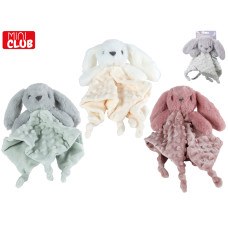 Mini Club Zajíček Usínáček plyšový / minky – 26 cm, 3 barvy, 0 m+
