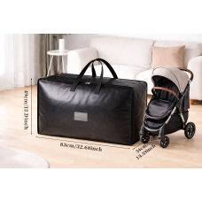 Cestovní taška / obal  na kočárek a objemné dětské vybavení 83 × 49 × 34 cm Black pevná