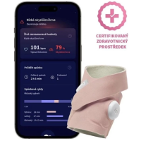Owlet Dream Sock Dusty Rose – chytrá monitorovací ponožka pro miminko