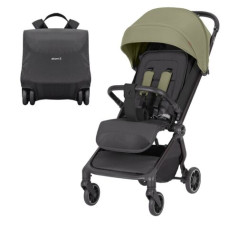 Carrello Atom S – Ultralehký cestovní kočárek vhodný do letadla  do 22 kg  Antique Green
