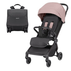 Carrello Atom S – Ultralehký cestovní kočárek vhodný do letadla  do 22 kg  Blossom Pink