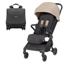 Carrello Atom S – Ultralehký cestovní kočárek vhodný do letadla  do 22 kg  Ceramic Beige