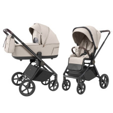 Carrello Ultra 2v1 – Luxusní kombinovaný kočárek s otočným sezením a nosností až 22 kg  Ice Grey