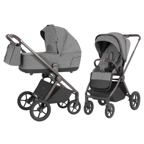 Carrello Ultra 2v1 – Luxusní kombinovaný kočárek s otočným sezením a nosností až 22 kg Metal Grey Carrello Ultra 2v1 – Luxusní kombinovaný kočárek s otočným sezením a nosností až 22 kg Metal Grey