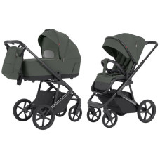 Kombinovaný kočárek Carrello Sigma 2v1 do každého terénu s  nosností až 22 kg  Leaf Green