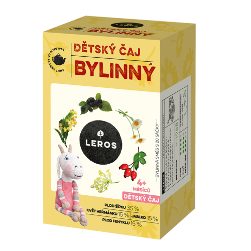 Leros Dětský čaj bylinný 20x2 g Leros Dětský čaj bylinný 20x2 g