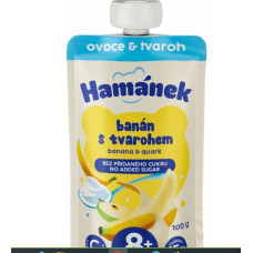 Hamánek Banán s tvarohem 6m+ 100 g