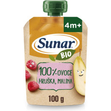 Sunar Bio kapsička Hruška malina 4m+ 100 g