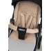 Luxusní oboustranná vložka do kočárku PREMIUM bavlna / minky 2 medvídci béžová BABYM Luxusní oboustranná vložka do kočárku PREMIUM bavlna / minky 2 medvídci béžová BABYM