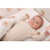 Oboustranný mantinel do dětské postýlky 2v1 Premium 180x30cm   BABYM  Mája a Zuzia / puntík