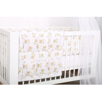 Kapsář / organizér na postýlku 6  kapes  BABYM  medvídci TEDDY 
