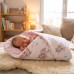 Oboustranná zavinovačka pro miminko Premium 2v1 BABYM TEDDY BEAR  bílo / béžová