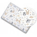 BABYM Bavlněné / plátěné prostěradlo do dětské postýlky 120 × 60 cm Sovičky se zajíčky BABYM Bavlněné / plátěné prostěradlo do dětské postýlky 120 × 60 cm Sovičky se zajíčky
