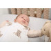 Oboustranný mušelínový spací pytel Babymam  Medvídci TEDDY / smetanová