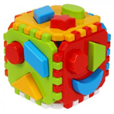 TechnoK toys– didaktická vkládací kostka 12m+