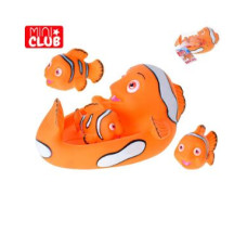 Mini Club ryba do vany se 3 rybičkami 19,5 cm 4m+