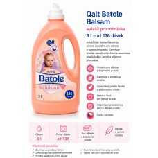 Qalt Batole Balsam aviváž pro miminka 3 l – až 136 dávek