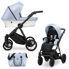 Kombinovaný kočárek KUNERT Ivento  Baby blue