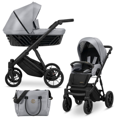 Kombinovaný kočárek KUNERT Ivento Eco grey Kombinovaný kočárek KUNERT Ivento Eco grey