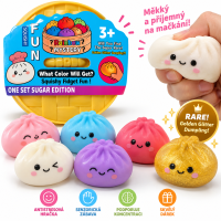 Mystery Squishy knedlíček – antistresová senzorická hračka s překvapením