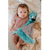 Interaktivní medvídek usínáček / muchláček BabyTed s kousátkem a chrastítkem 25 × 25 cm mentolová TEDD Interaktivní medvídek usínáček / muchláček BabyTed s kousátkem a chrastítkem 25 × 25 cm mentolová TEDD