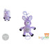  Hrací zajíček BabyTed s melodií – plyšová závěsná hračka 30 cm, šedá, 0m+
