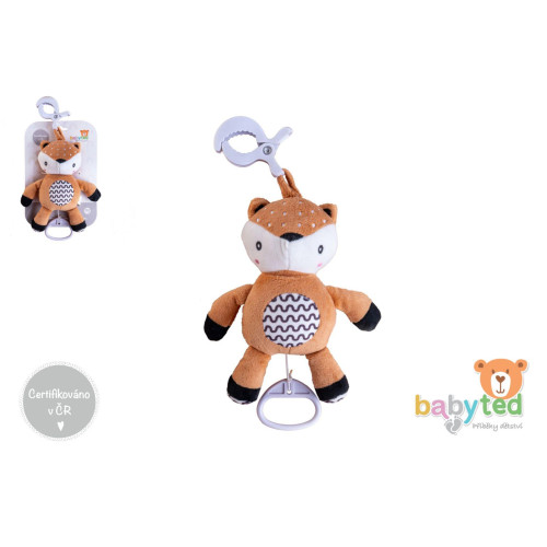 Hrací srneček BabyTed s melodií – plyšová závěsná hračka 30 cm 0m+ Hrací srneček BabyTed s melodií – plyšová závěsná hračka 30 cm 0m+