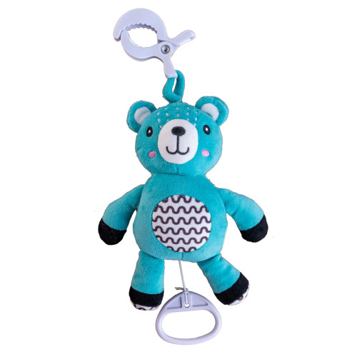 Hrací medvídek BabyTed s melodií – plyšová závěsná hračka 30 cm mátová 0m+ Hrací medvídek BabyTed s melodií – plyšová závěsná hračka 30 cm mátová 0m+