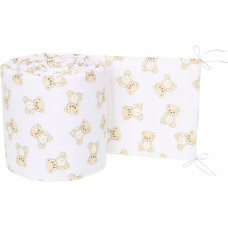 Oboustranný mantinel do postýlky BABYM – ochrana a pohodlí po celém obvodu 360 x 30 cm Medvídci Teddy bear 