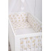 Oboustranný mantinel do postýlky BABYM – ochrana a pohodlí po celém obvodu 360 x 30 cm Medvídci Teddy bear 