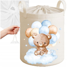 Babymam PREMIUM XL 43 l – uzavíratelný koš na hračky a organizér Cute Baby Boy