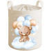Babymam PREMIUM XL 43 l – uzavíratelný koš na hračky a organizér Cute Baby Boy