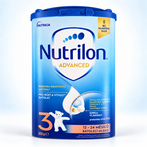 Nutrilon 3 Advanced – batolecí mléko od 12 měsíců, 800 g Nutrilon 3 Advanced – batolecí mléko od 12 měsíců, 800 g