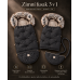 Luxusní zimní fusak Floo for Baby NEVADA COMBI  NEW  3v1 – LIMITOVANÁ EDICE  Černá
