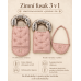 Luxusní zimní fusak Floo for Baby NEVADA COMBI  NEW  3v1 – LIMITOVANÁ EDICE Růžová