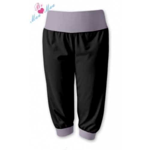 Sportovní 3/4 legíny CAPRI - černé/šedé L/XL Sportovní 3/4 legíny CAPRI - černé/šedé L/XL