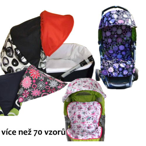 Univerzální Sluneční kšilt na kočárek s UV filtrem na kočárek  ČESKÁ VÝROBA ! BABY-TEX