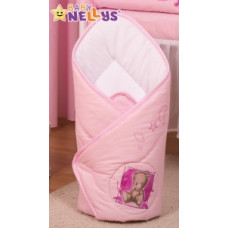 Zavinovačka Baby Nellys Sweet Dreams by Teddy - růžová
