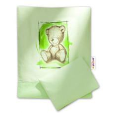 Luxusní sada do kočárku komplet Sweet Dreams by TEDDY - zelený