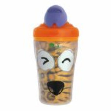 Farlin Termohrnek se slámkou 250ml 18m+ oranž