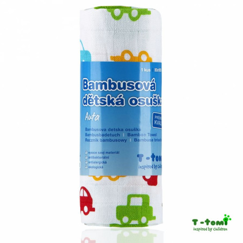Bambusová vysokogramážní osuška T-tomi auta