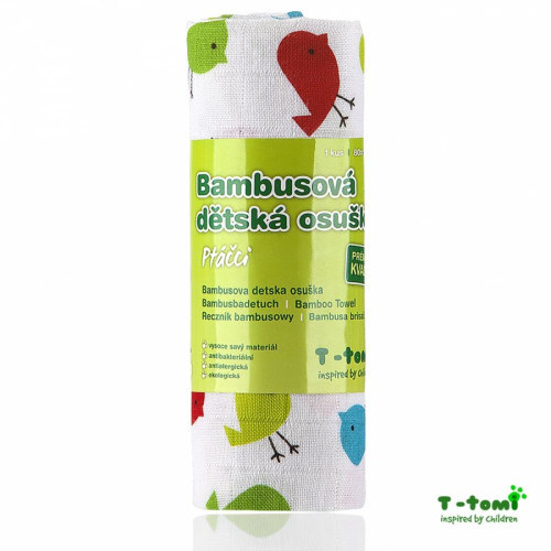 Bambusová vysokogramážní osuška T-tomi ptáčci