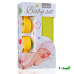 Baby set - bambusová osuška žlutá + kočárkový kolíček žlutý T-tomi