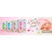 Baby set - bambusová osuška růžoví sloni + kočárkový kolíček fialový T-tomi