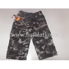 Dětské zateplené maskáčové kalhoty s kapsami  CATHAY MODA